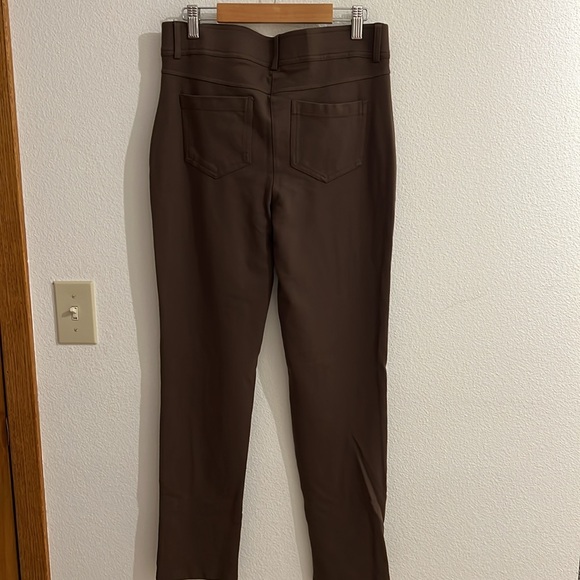 Dress stretch pants size 8 brown elastic waist - Picture 5 of 11